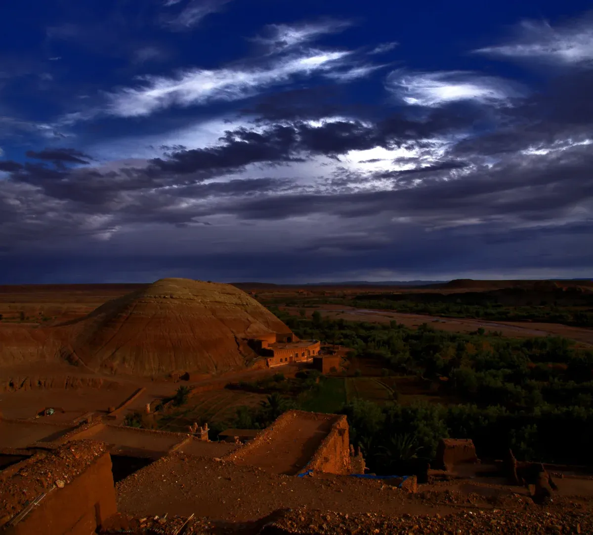 The earthen ksar of Ait Ben Haddou near Ouarzazate on a Morocco tour package